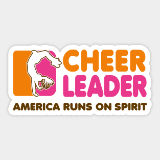 Cheerleader Spirit Sticker